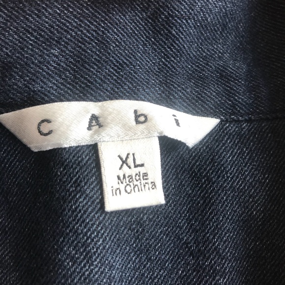 CABI denim shirt/ tunic - Picture 3 of 8